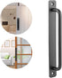 ViaGasaFamido Elegant Sliding Barn Door Handle, Black Flush Patio Door Handle for Wardrobes, Cabinets