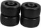 Cabilock 4pcs Supermarket Shopping Cart Replacement Wheel Trailer Jack Wheel Utility Cart
