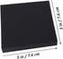 Black Sticky Notes, 3"×3", 6 Pads, Self-Stick Notes, 100 Sheets/Pad, Total 600 Sheets