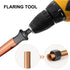 HVAC Copper Tube Flaring Tool Set, 5PC Drill Bit Set for Air Conditioner Repairing, Includes 3/4 to 1/4 Sizes