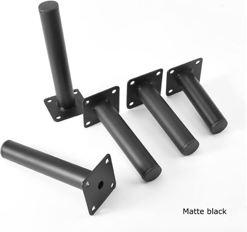 HJYCLFAZU 4Pcs (120mm/4.7Inch) Sofa Legs,DIY Iron Furniture Legs Cabinet Perfect for Bathroom Cabinets,Bedside
