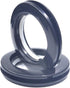 Ailejia 20 Pack Curtain Grommets - Inner Diameter Silencer Sliding Brown Grommets, 1.7 Inch Fasteners