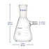 100 ml Filtering Flask with 24/40 Standard Taper Joint, High Borosilicate Glass Filter Flask, Bolt Neck with Tubulation
