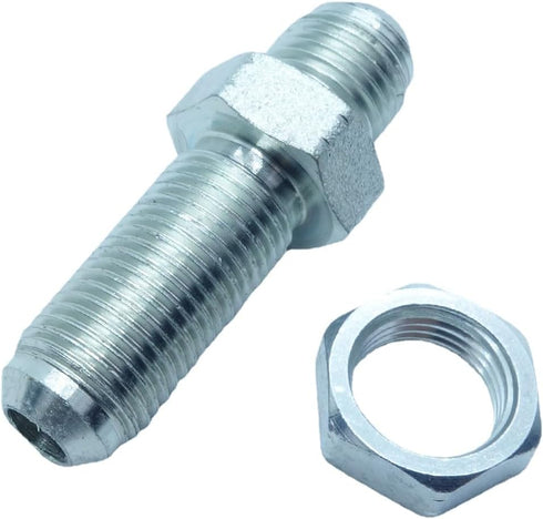 1 Piece 3/8#6 JIC 37° Male Flare to #6 3/8 JIC 37° Flare Bulkhead Union Adapter Straight Hydraulic Steel Fitting Connector