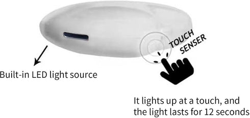 Generic Compact Glow Accessory - Portable Mini Lighting for Outdoors | Stylish Pocket Size Lamp with Soft Illumination