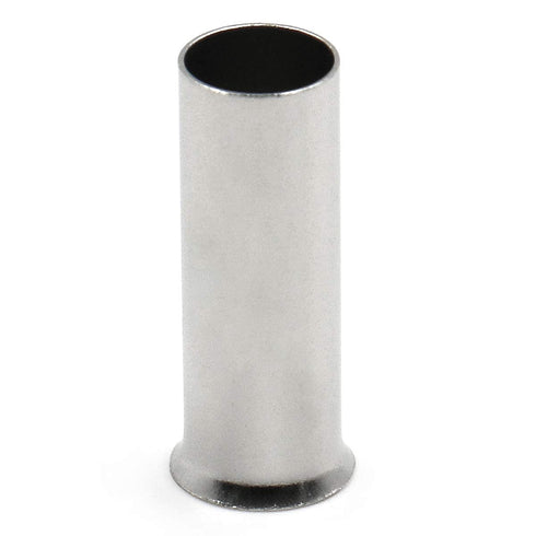 Baomain 100-Pack AWG 6/16mm² Long: 18mm Copper Crimp Connectors – Non-Insulated Ferrule Pin Terminals
