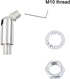 Set 5 Threaded Extension Rod with Sloped Ceiling Adapter Kits for Pendant Light, Island Lighting, Polished Chrome