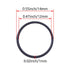 Othmro 50pcs Nitrile Rubber O-Rings | 1mm Wire Dia 14mm OD Metric Sealing Washers for Plumbing