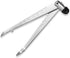 Percussion Reflex Hammer with Graduated Scale, Stainless Steel Diagnostic Tool for Neurological