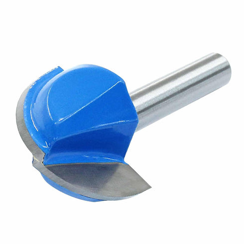 Bivethoi 1" 1/4" Round Nose Cove Box Router Bit Cutting Dia Shank for Carpenter Woodworking