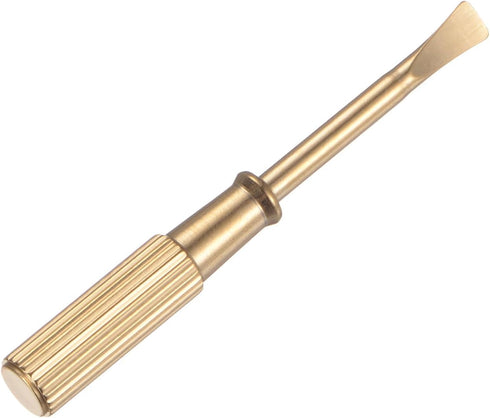 Mini Bracelet Screwdriver, 4mm Titanium Steel Slotted with 6mm Width Non-slip Handle for Bracelet Repair