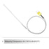 MECCANIXITY K Type Thermocouple with Plug, Temperature Sensor Probe -50 to 1100°C Stainless Steel