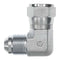 Brennan 6500-06-06-SS Stainless Steel JIC Tube Fitting, 06MJ-06FJS 90 Degree Elbow, 3/8" Tube OD