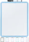 Mr. Pen Dry Erase Board, 14” x 11” Small White Board with Black Marker, Blue Frame for Kids and Students