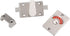 Door Lock Bathroom Toilet Lock with Occupancy Indicator, Stainless Steel Vacant Engaged Lock