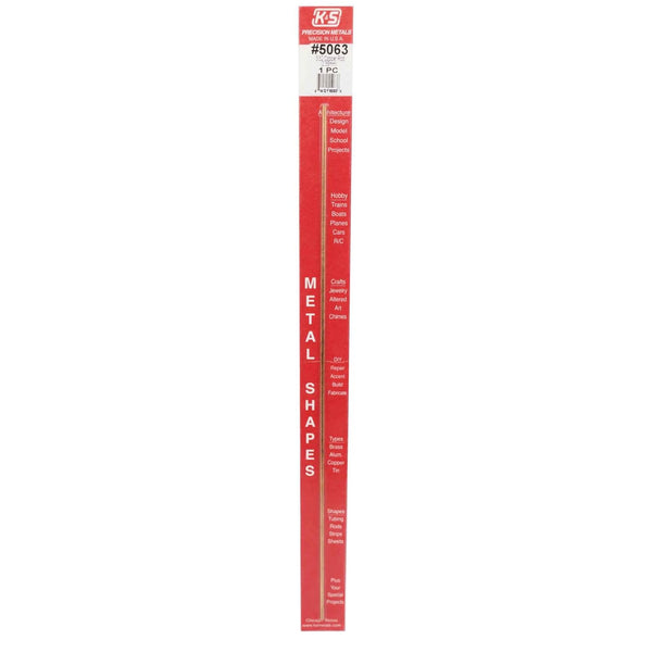 Round Copper Rod, 3/32" OD x 12" Long, 1 Piece, Made in The USA by K&S 5063