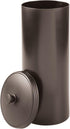 mDesign Free Standing Toilet Paper Holder - Toilet Paper Storage for Bathroom - Toilet Roll Holder Free Standing