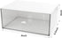 Desk Drawer Organizer, Stackable Plastic Storage Drawers for Makeup and Bathroom Accessories, Large (White).