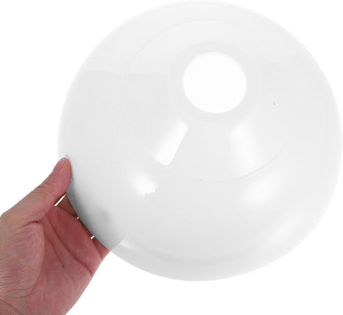 White Plastic Lamp Shade Dome Cover PP Material Replacement Pendant Ceiling Lampshade for Torchiere Floor Lamp Light