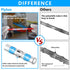 250PCS Solder Seal Wire Connectors, Waterproof Self Heat Shrink Electrical Butt Terminals for Automotive, Marine