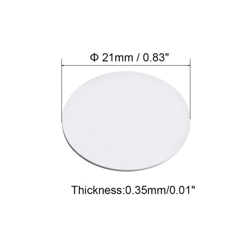 uxcell Screw Hole Covers Stickers - 162pcs Textured Plastic Self Adhesive Stickers for Wood Furniture