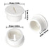12 Pcs Cable Cord Grommet Silicone Cable Grommet 1" Wire Hole Cover Cable Management Wire Organizer Cable Pass Through Desk Grommet for Table, Computer Desk, Office, Home (White)