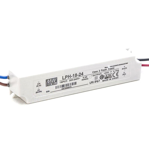 DineDeck LPH-18-24 18W 24V 0.75A IP67 Waterproof Power Supply - Smart Home, Garden