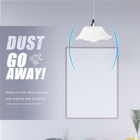 E27 Bulb Mikikit Retro Flower Shaped Glass Lamp Shade Replacement for Pendant Table Floor Lamps Vintage Style Light