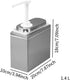 1.4L Sauce Pump Bottle, Sauce Dispenser, Single Head Pump, Condiment Dispensing Tool Condiment Pump Dispenser for Syrup