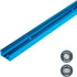 POWERTEC 71067 48 Inch Universal T-Track - Double-Cut Profile with Predrilled Mounting Holes, 1PK