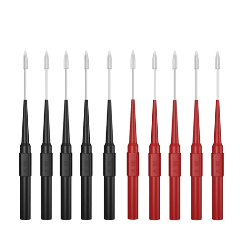 10pcs Multimeter Test Probe Back Probes, 0.7mm Test Pin Non-Destructive Insulation Piercing Needles