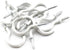 Aifeier ET 12pcs 1-1/2 Inch Ceiling Hooks, Vinyl Coated Cup Shape Screw-in Hooks with Wall Anchors for Hanging