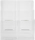Dazzling Displays Acrylic Stand 3 Tier, 6 Pocket for 4 by 9 Material, Clear Countertop Organizer Tray
