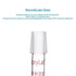stonylab Glass 19/22 Straight Laboratory Adapter, Borosilicate Glass, 30mm Between Two 19/22 Ground Joints