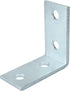 12 Pcs 4 Hole L Shaped Connector Bracket for 1-5/8" Strut Channel, Accept 1/2" Bolt, 5mm Thickness