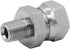 (2-PACK) 1404-04-08 Hydraulic Hose Adapter Fitting, 1/4" Male x 1/2" Female Swivel, Carbon Steel