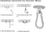 2 Set M8 Ceiling & Wall Mount Hanging Hardware - 304 Stainless Steel Heavy Duty Round Pad Eye Hook Plate