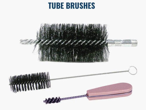 Weiler 36303 Turbo Tube Brush, 1/2" Inside Diameter, 5/8" Outside Diameter, 302 Stainless Steel Bristles, Made in the