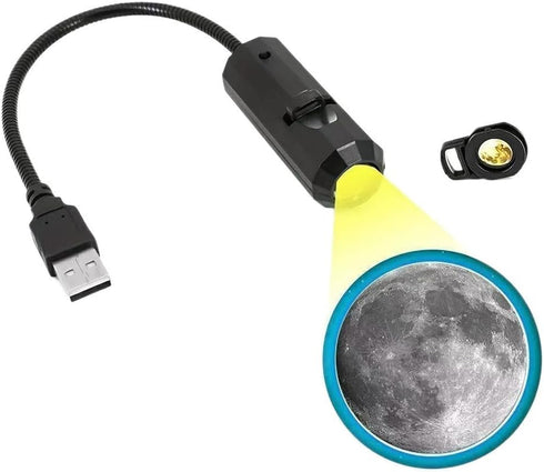 Generic 10/6 360 (6 Starry Sky Projector for Bedroom - USB Powered Planetarium Projector with Replaceable Films