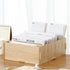 YARNOW Wood File Organizer with 7 Adjustable Dividers, Document Letter Mail Tray for Office Storage