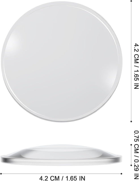 20 42mm 68mm 1.65in 0.3in Magnifying Lens Optical - pcs Double Convex Lenses Focal Lengths Diameter, Height Biconvex