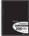Top Flight 5-Subject Wirebound Notebook, 200 Sheets, College Rule, 10.5 x 8 Inches, Color May Vary