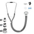 HONSUN Sprague Rappaport Dual Head Stethoscope for Adults & Kids, Classic Cardiology Stethoscope (Gray)