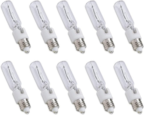 lumenivo JDE11 120V 75W Halogen Light Bulb T4 Halogen Decorative, Cabinet, Ceiling,