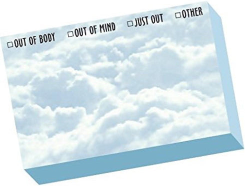 The Unemployed Philosophers Guild Sticky Notes of The Buddha, 3.25" by 4.25" Booklet with Individual Notes