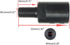 CHANCS 0.8mm-10mm Drill Chuck, 3/8-24UNF Threaded Connecting Rod for Keyless Drill Bits, Great Clamping Force