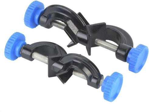 Marhynchus 2 Pcs Aluminum Office School Supplies Sprayed Cross Clamp Lab Stand Holder for Laboratory