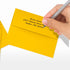 LUXPaper A2 Invitation Envelopes | Peel & Press | Sunflower Yellow | 4 3/8" x 5 3/4" | 80lb. Text | 50 Qty