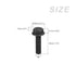 Flanged Hex Head Bolts (M8x30mm) 20pcs, Hexagon Serrated Flange Bolt Fully Thread Screw - for House Construction Hardware Fasteners