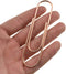 HAHIYO Paper Clips, Sturdy 4 Inches Length, 14 Pack Heavy Duty Rust Proof Reusable Metal Bright Rose Gold